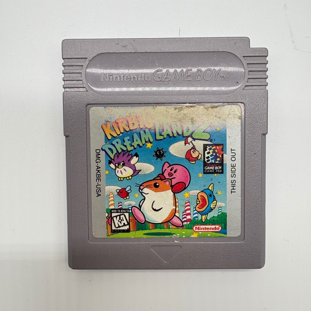 Kirby's Dream Land 2 Nintendo Game Boy DMG-AKBE-USA Authentic Cartridge Japan